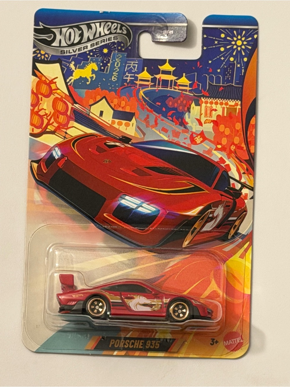 Hot Wheels Porsche 935 Toy Car - Red